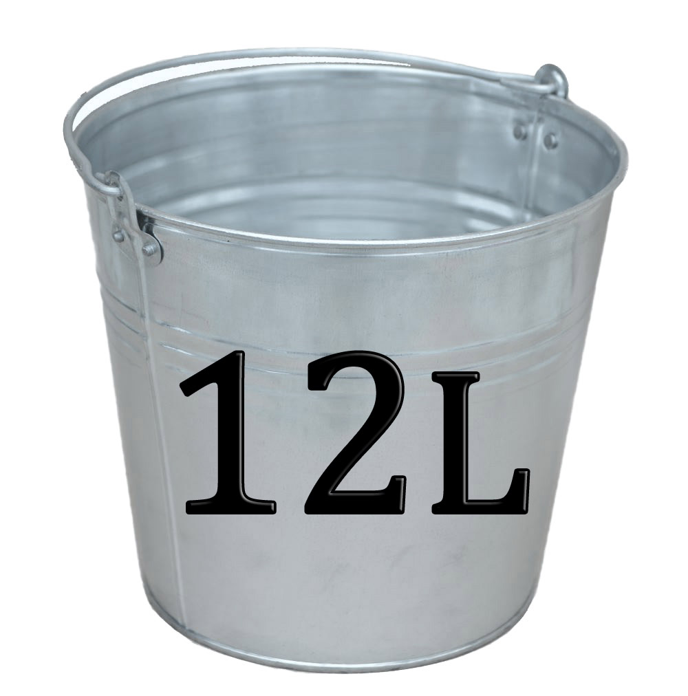 

Wiadro stalowe 12l ocynkowane wiadra