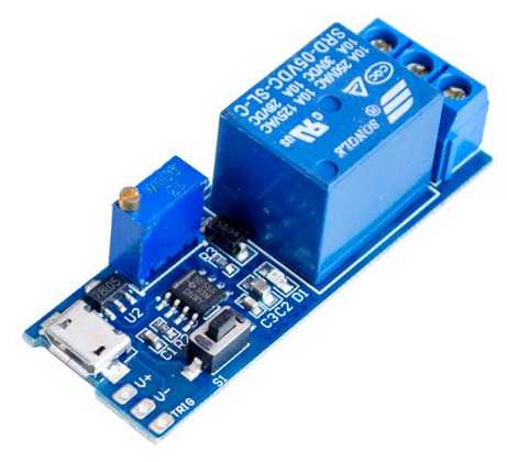 

Przekaźnik czasowy 5V 10A micro Usb