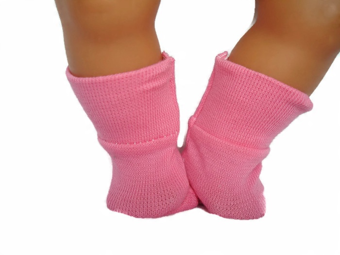 

Skarpetki dla lalki 42-44cm Rr Różowe