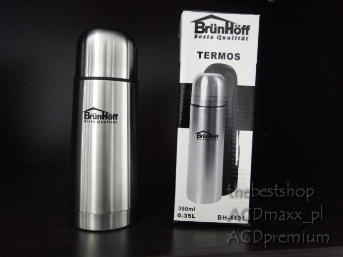 TERMOS STALOWY 0,35L IDEALNY NA WYCIECZKI 3/ 4401 Marka Hoffner