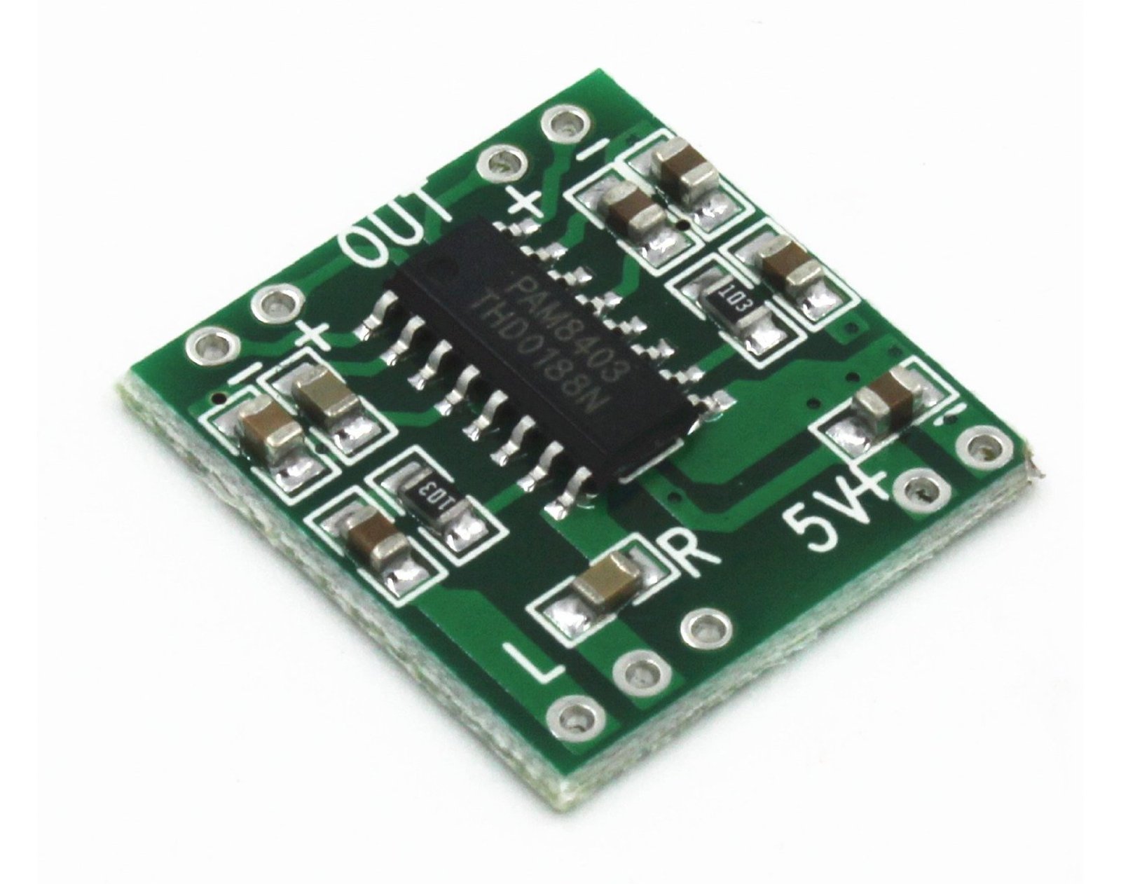 

Moduł mini wzmacniacza 2 x 3W PAM8403 Avr Arduino