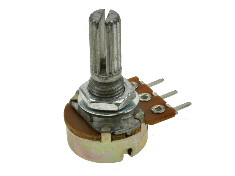 

Potencjometr obrotowy A 5k Ohm logarytmiczy (0168)