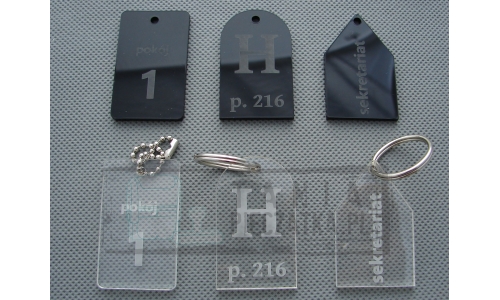 Brelok do kluczy zawieszka z grawerem 50x30mm Waga produktu z opakowaniem jednostkowym 0.01 kg