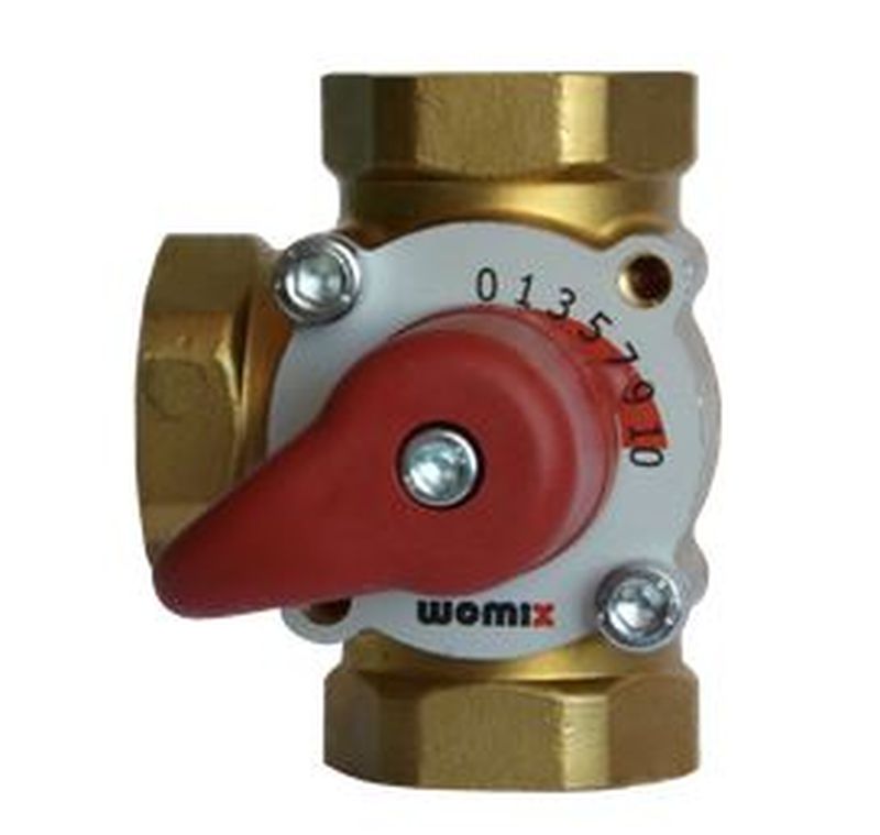 Zawór mieszający 1" 3-drogowy trójdrożny ip428 Womix