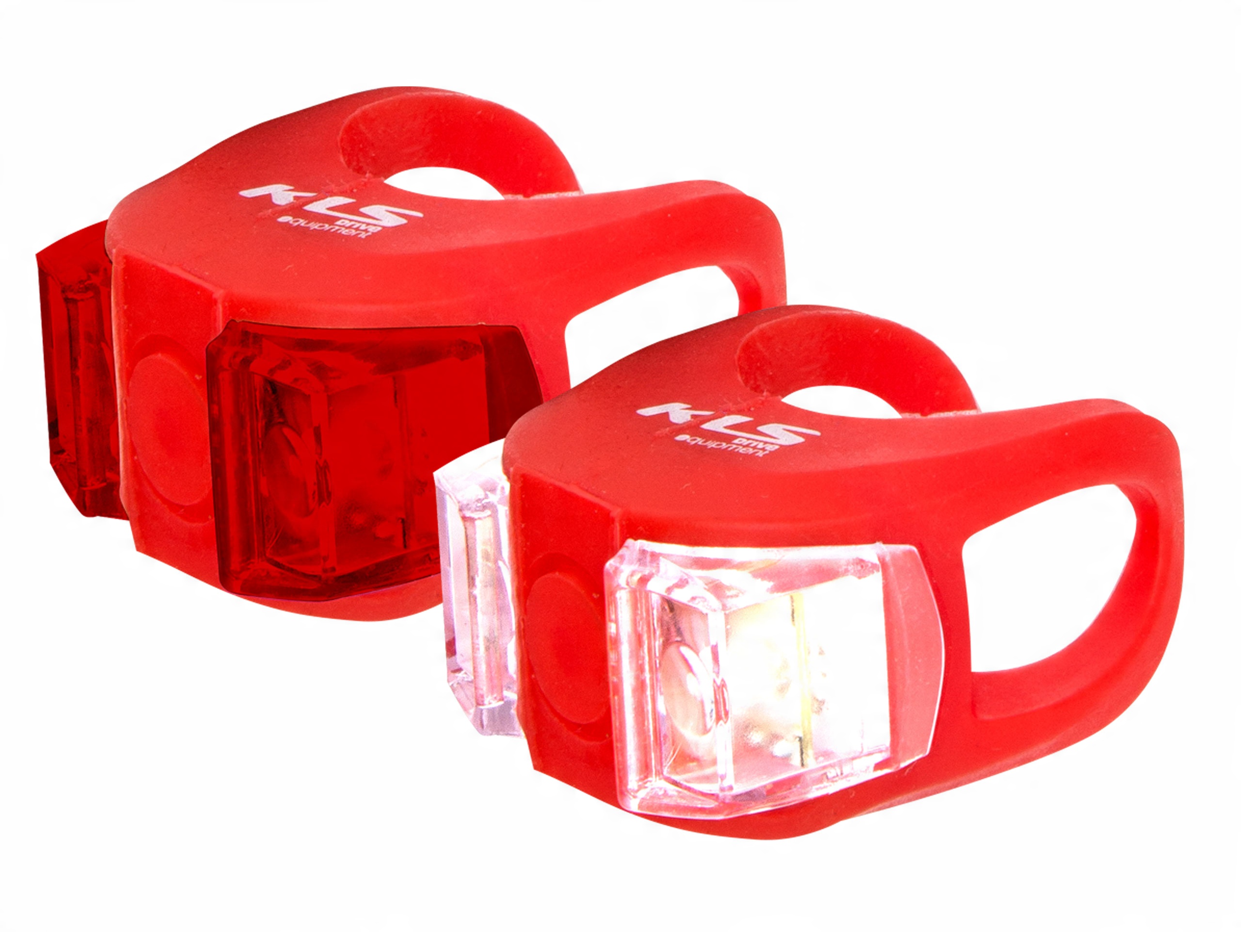 

Zestaw Lampki Kellys Twins Led Silikonowe Red