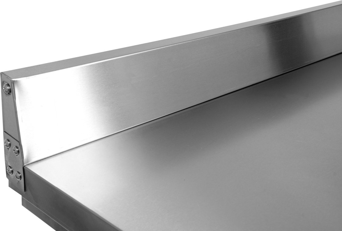 STÓŁ BLAT PRZYŚCIENNY Z PÓŁKĄ 1400x700xH850+100MM Długość 1400 mm