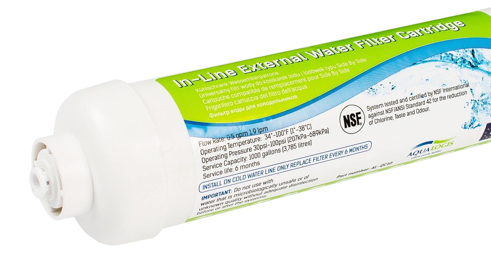 2x FILTR WODY AL-QC10 HAFEX DO LODÓWKI SAMSUNG Marka Aqualogis