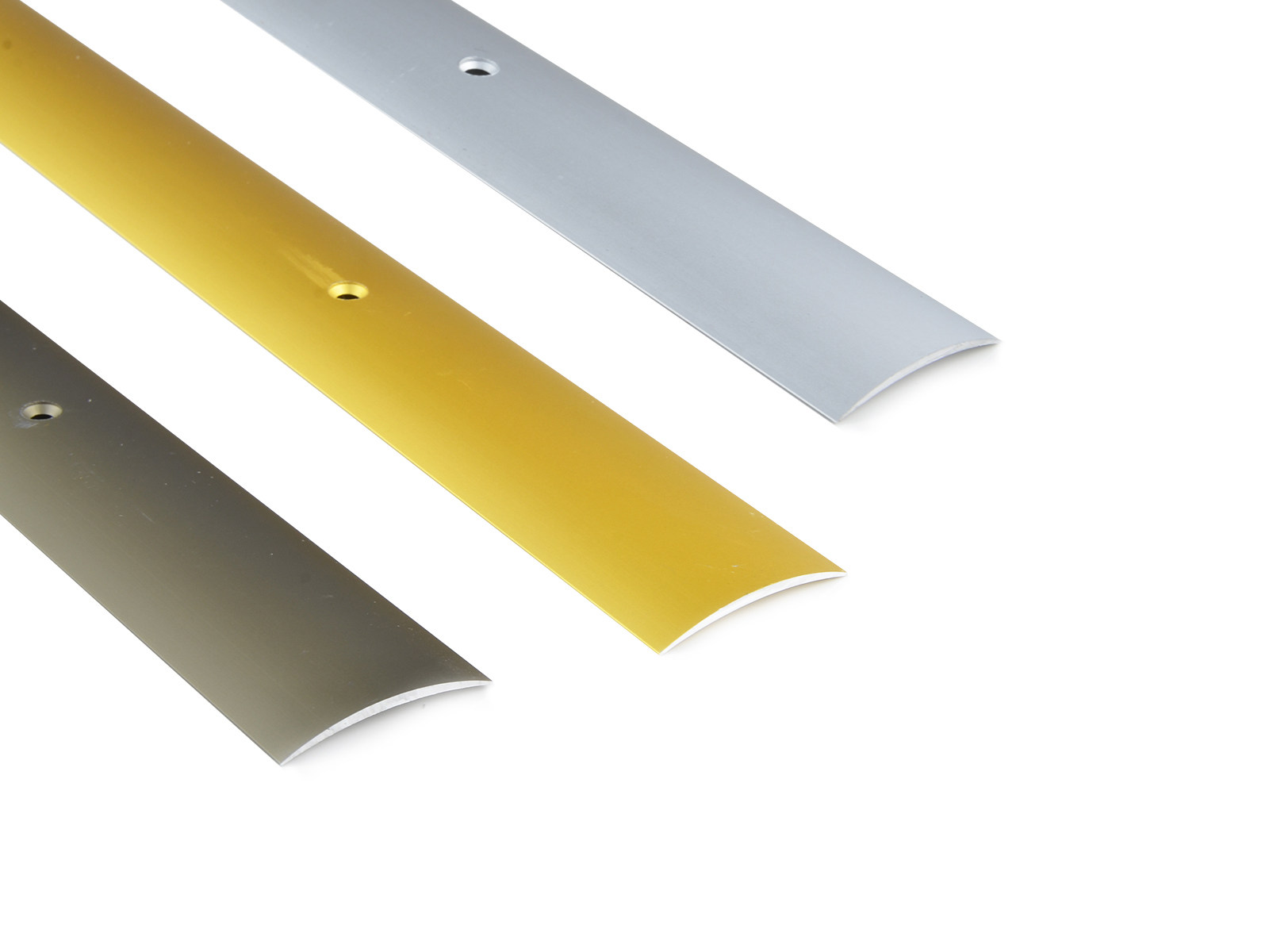 

Listwa Progowa Aluminiowa 40mm Okrągła Wkręcana