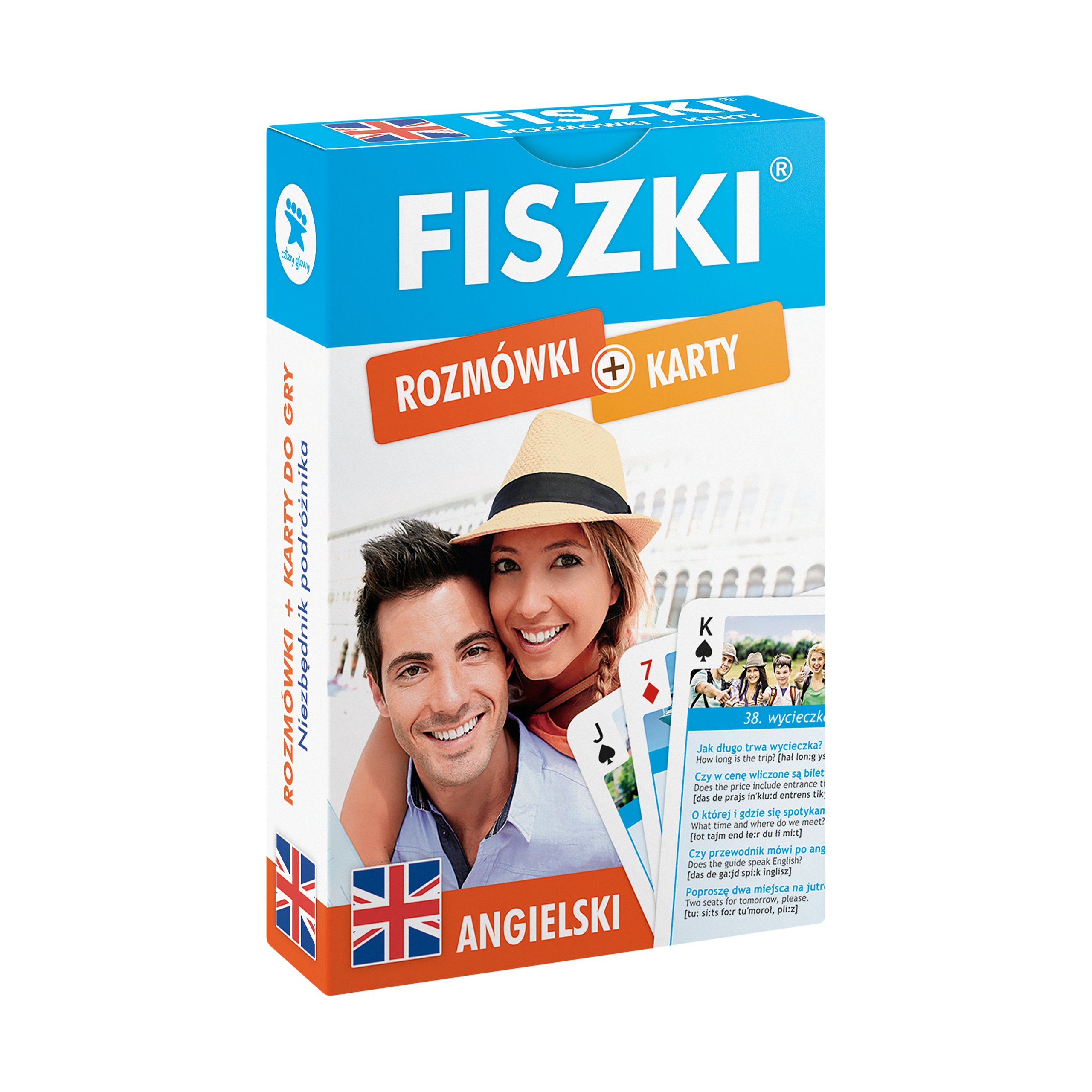 

Rozmówki angielskie i karty do gry 2w1 (A1-A2)