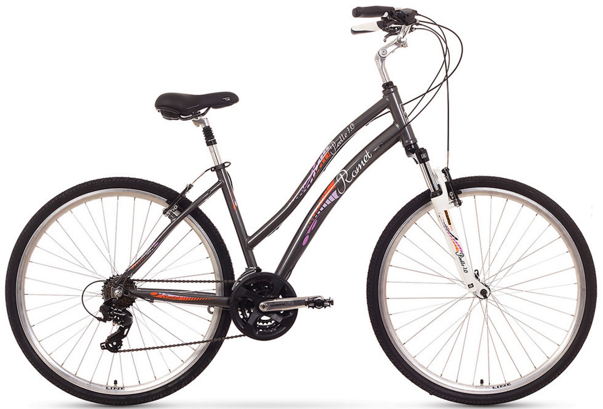 Rower Romet Perlle 1.0 Czarny/grafit 16 Miejski