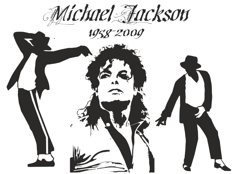

Michael Jackson naklejki naklejka ścienna 175cm