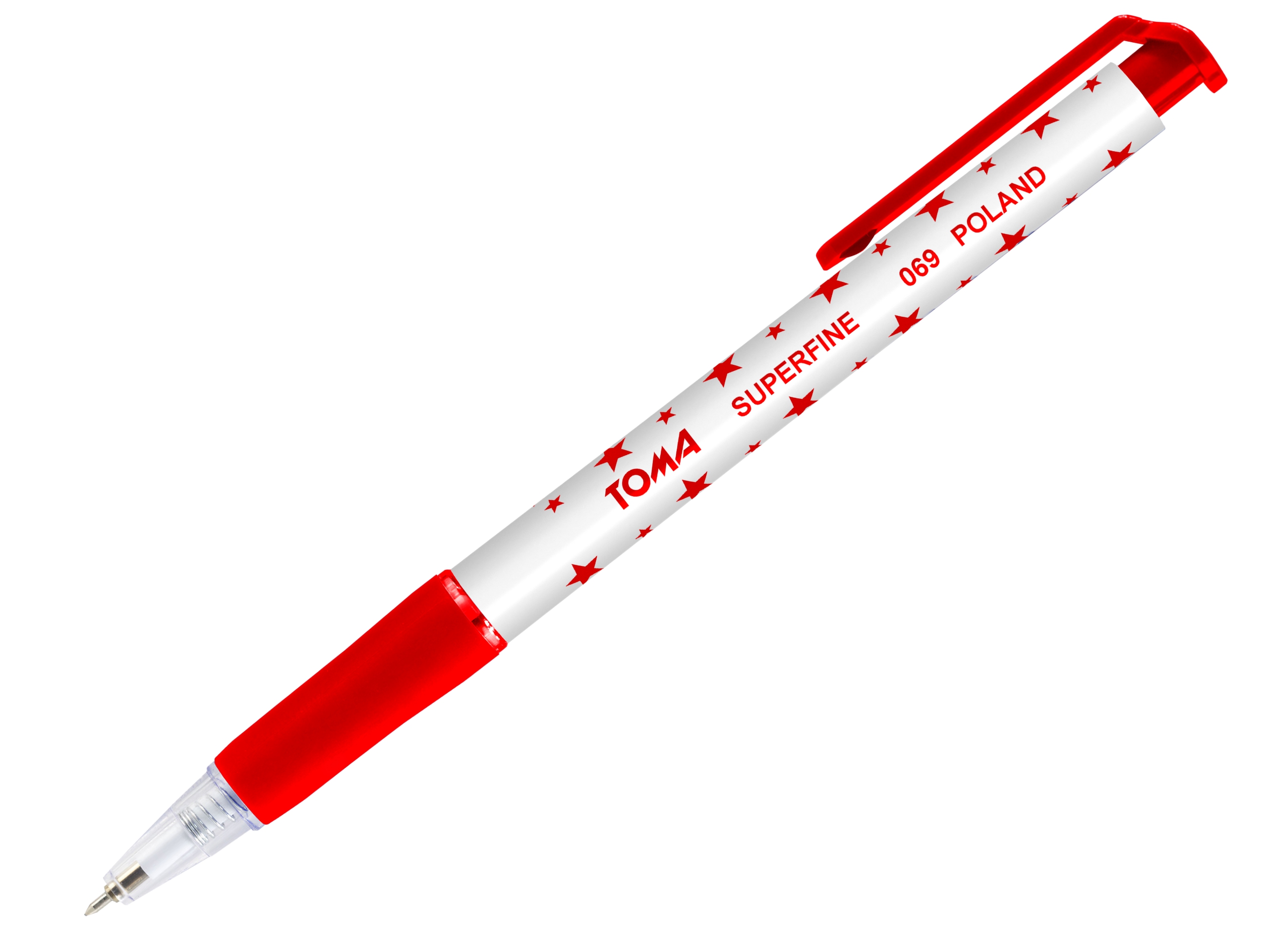 

Długopis Superfine gwiazdka Toma TO-069 czerwony
