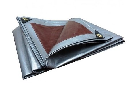 

Plandeka 4x8 Srebrno-brązowa Gruba 8x4m (210g/m2)