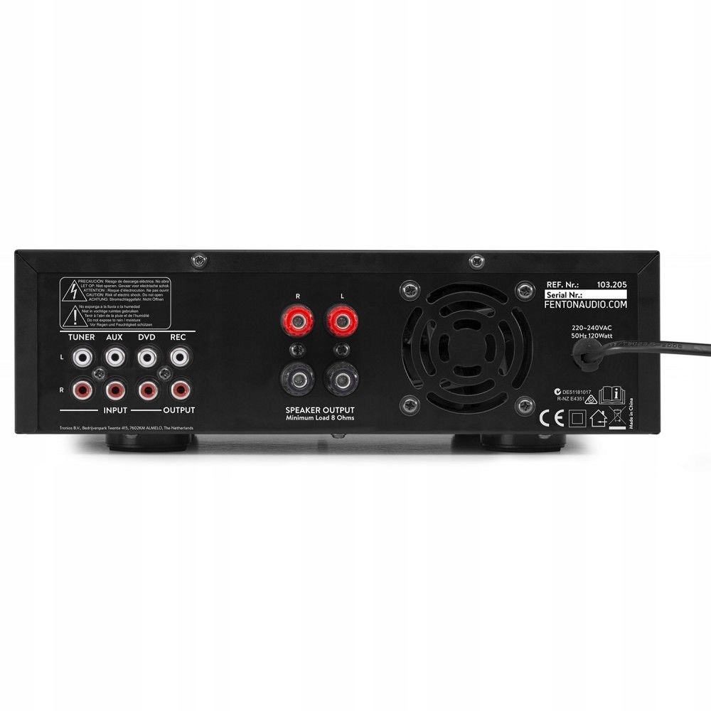 Wzmacniacz Stereo 2x 60W AV120BT KARAOKE BT USB Marka Fenton