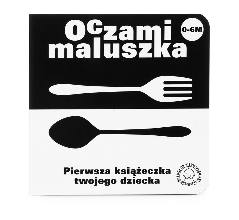 

Oczami maluszka Sztućce czarno-białe książeczki