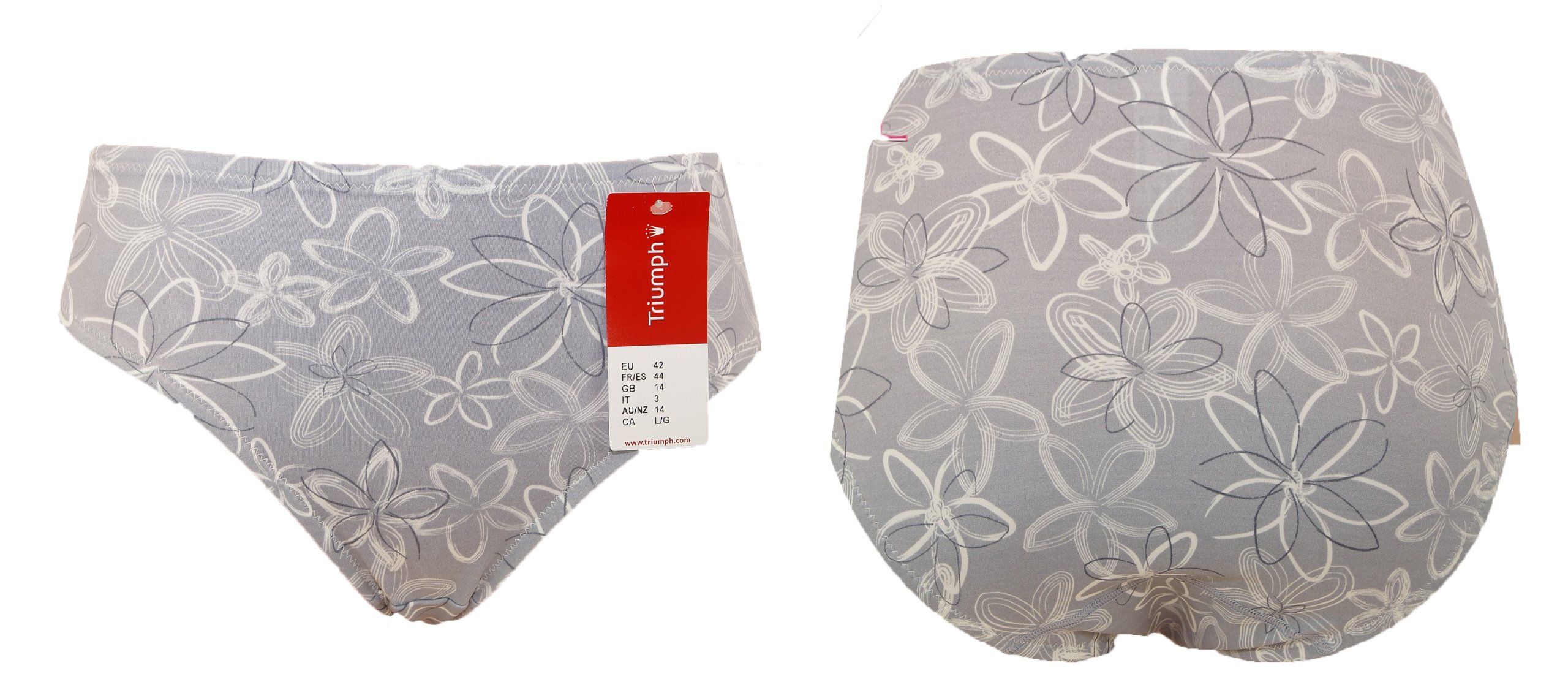 

Triumph Majtki Flower Minimizer Tai Szary 40 L