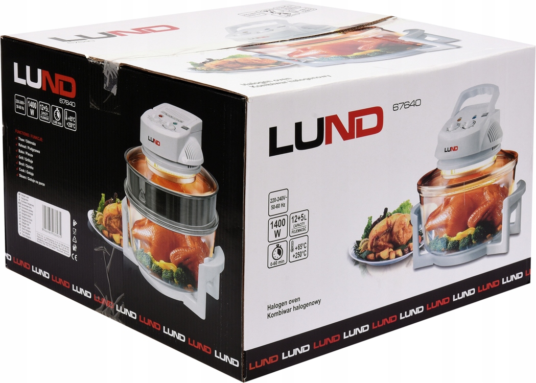 KOMBIWAR MULTICOOKER HALOGENOWY 1400W 17L LUND EAN (GTIN) 5906083038235