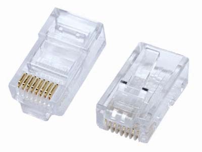 

Wtyk RJ45 Rj 45 8P8C Pozłacane 100szt Dobra Jakość