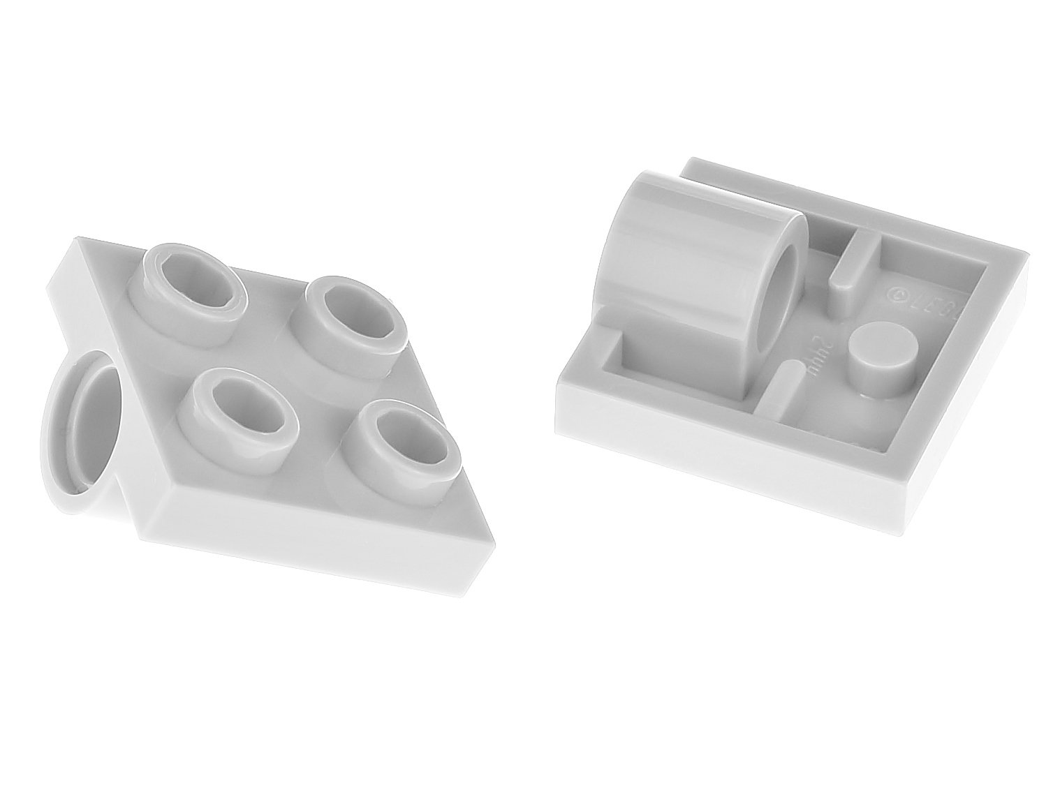 

Lego Płytka z zaczepem 2x2 2444 szara jasna 2 szt.