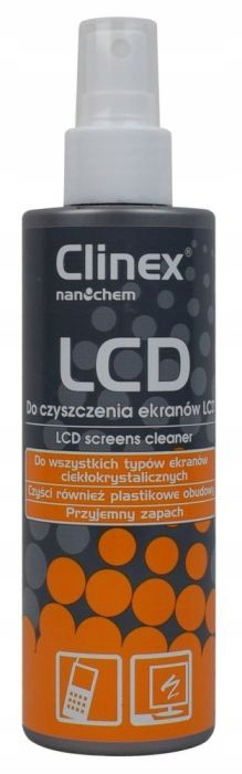 

Clinex LCD 200 ml płyn do mycia ekranów paneli LCD