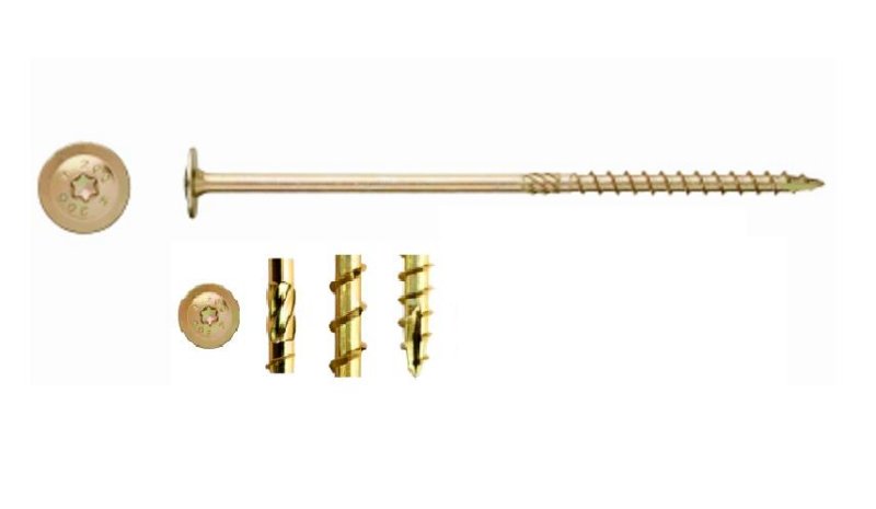 

Wkręt ciesielski speed z podkładką 8x300 torx 1szt