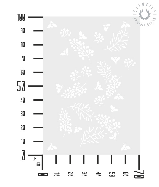 Springtime - romantyczny szablon biedronki Rodzaj szablon
