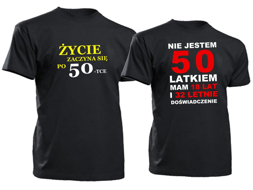 

Koszulka Na Urodziny Koszulki 18 20 30 40 50 60