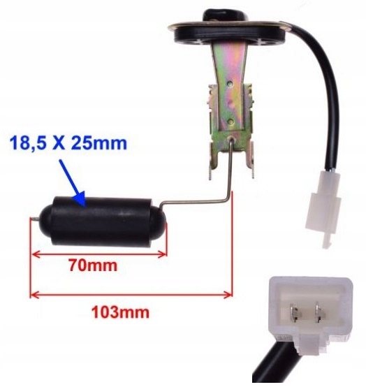 CZUJNIK PALIWA PŁYWAK 150 250 ROMET WEKTOR RAVEN Producent WM Motor