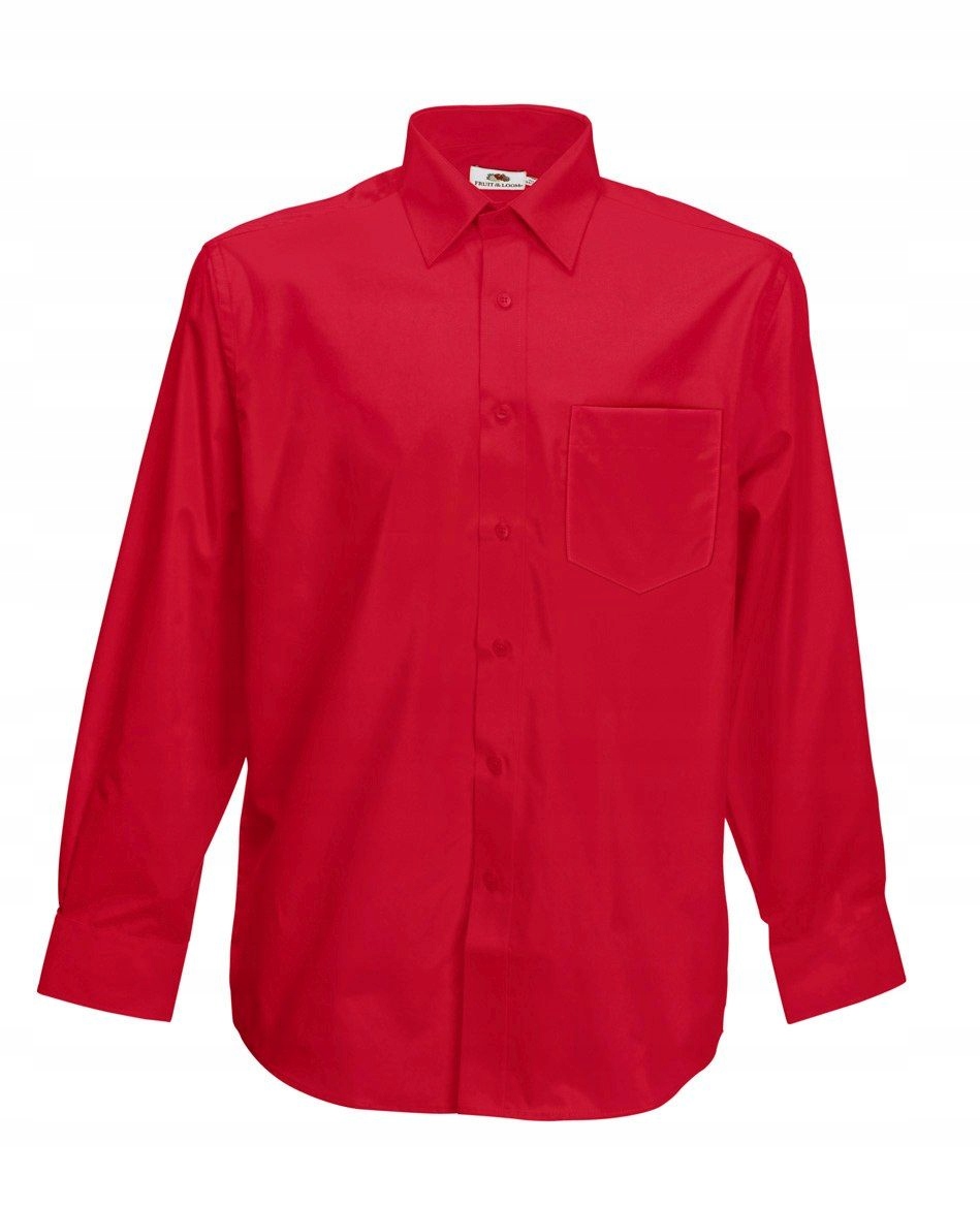 

Men Poplin L/s Shirt Red XL