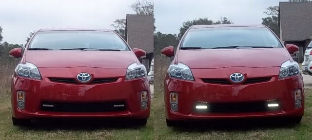 DRL404 Swiatla dzienne LED 125mm ZAM PHILIPS 800LU Power 8 W