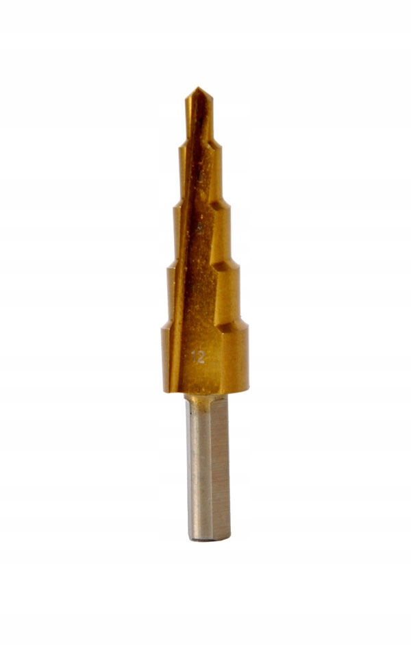 

Wiertło stopniowe choinkowe stożkowe hss 4-12mm