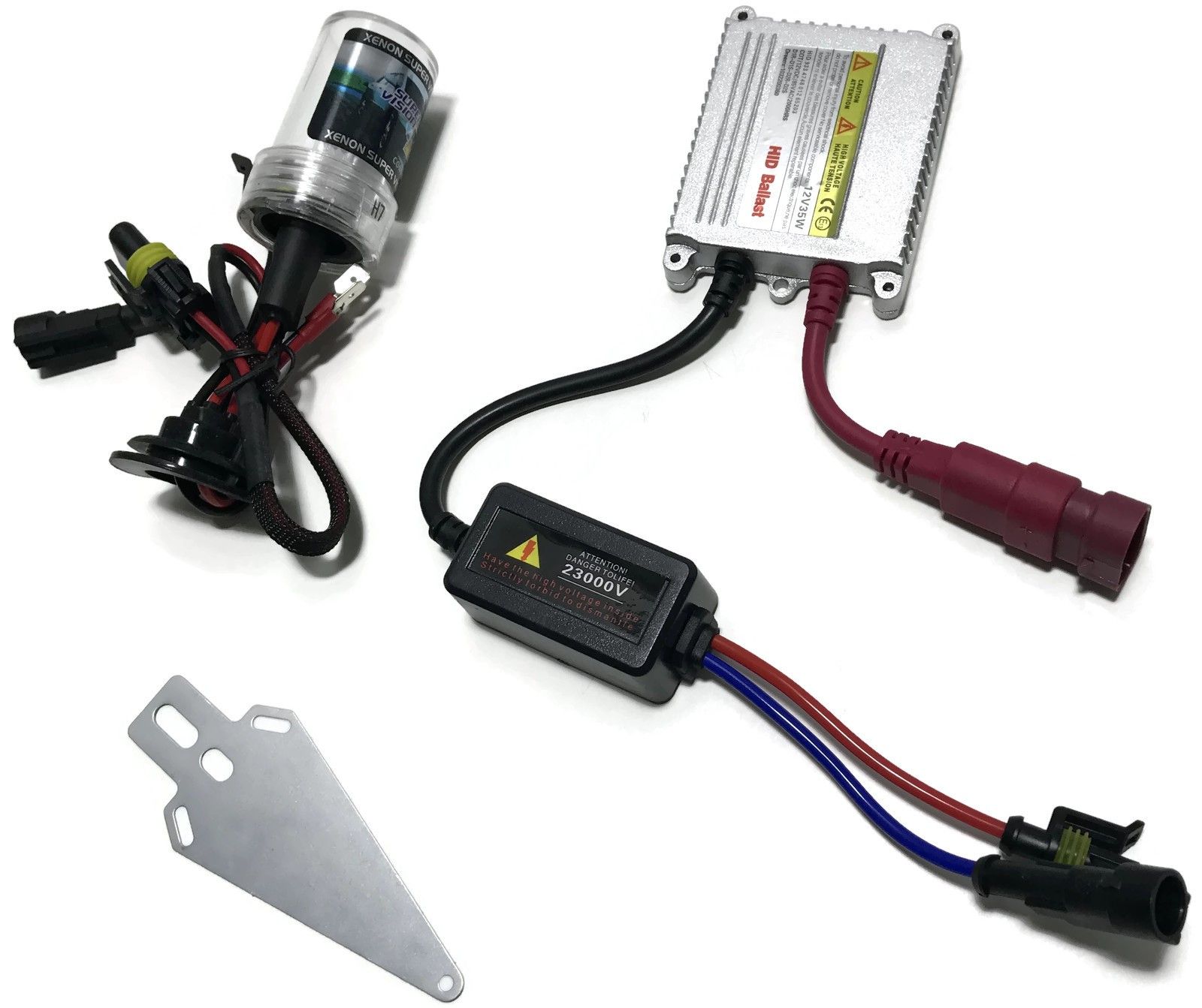 

Zestaw Hid Xenon Slim H1 H3 H4 H7 Cyfrowy Motocykl