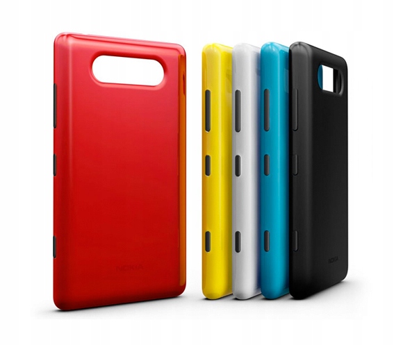 Obudowa Nokia CC-3041 Czerwony Matt do Lumia 820 Pasuje do marki Nokia