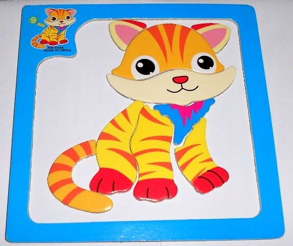

Puzzle edukacyjne Układanka magnetyczna zwierzątka