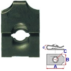 Spinka Blaszka montażowa 16044