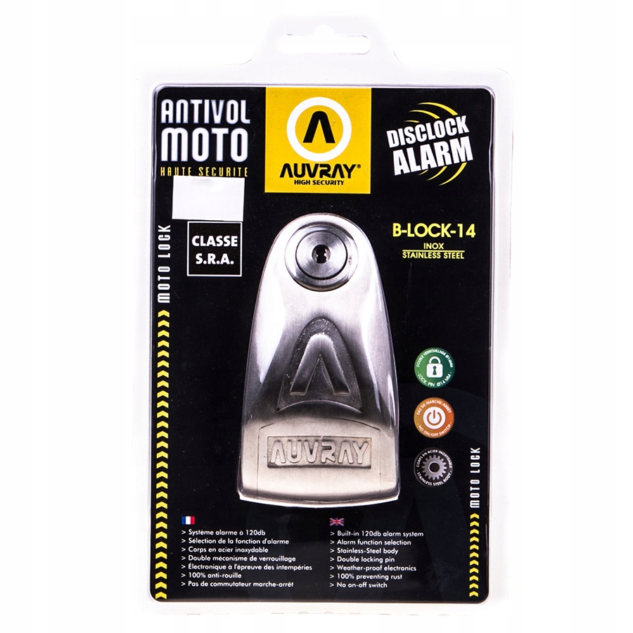 BLOKADA TARCZY ALARM STALOWA B LOCK 14 AUVRAY Manufacturer Auvray