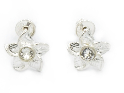 

Srebrne Kolczyki Z Dżetami Swarovski. Pr. 925!