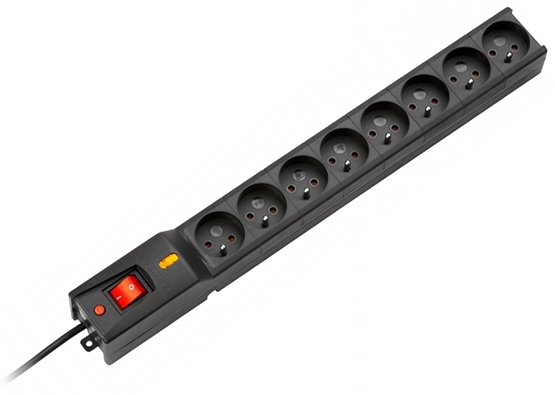 

8 Gniazd 3m Listwa zasilajaca LX810 mocowania