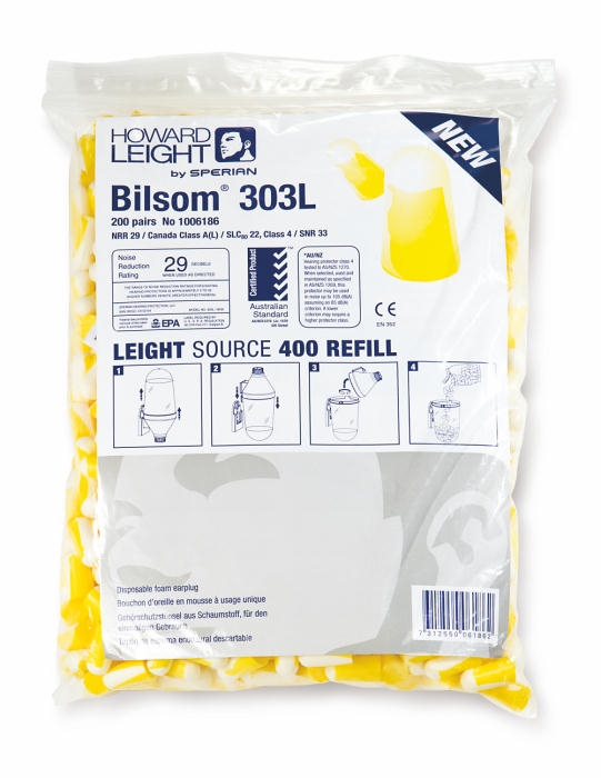 

Zatyczki do uszu Bilsom 303L do dozownika 200 par