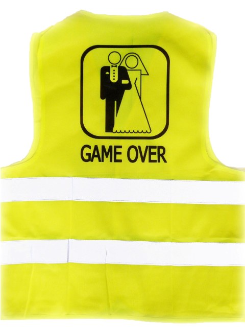 

Kamizelka Game Over gadżet kawalerski