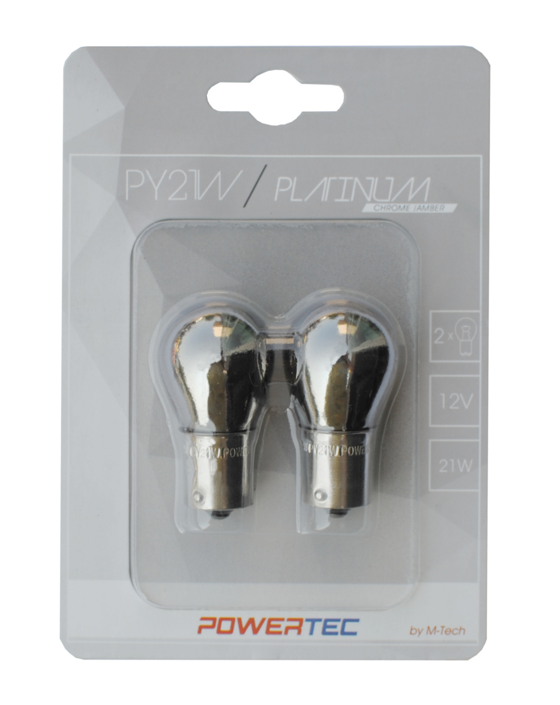 

Powertec PY21W S25 12V 21W BAU15s Chrome 2 sztuki