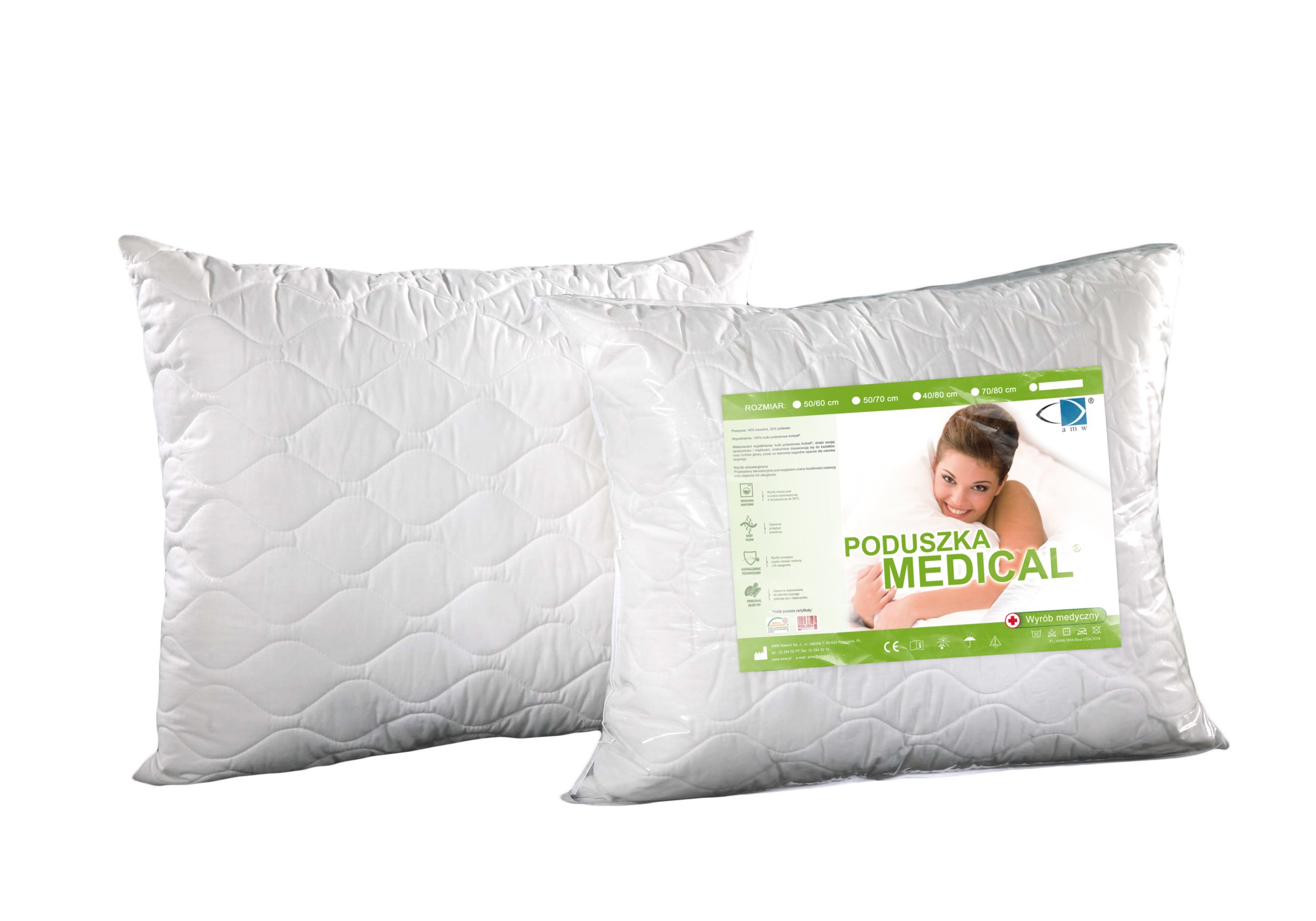 

Hah Poduszka Antyalergiczna Medical Jasiek 40x40