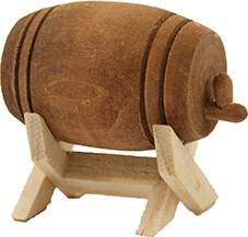 

Beczka z drewna stojak- 3,4cm wys. do fig. 5-7cm