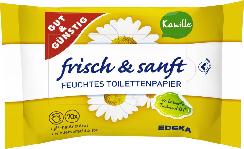 

G&g chusteczki toaletowe rumiankowe 70 szt