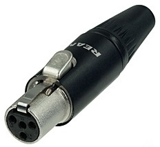 

Rean Neutrik RT4FC-B mini Xlr żeński złote 4pin