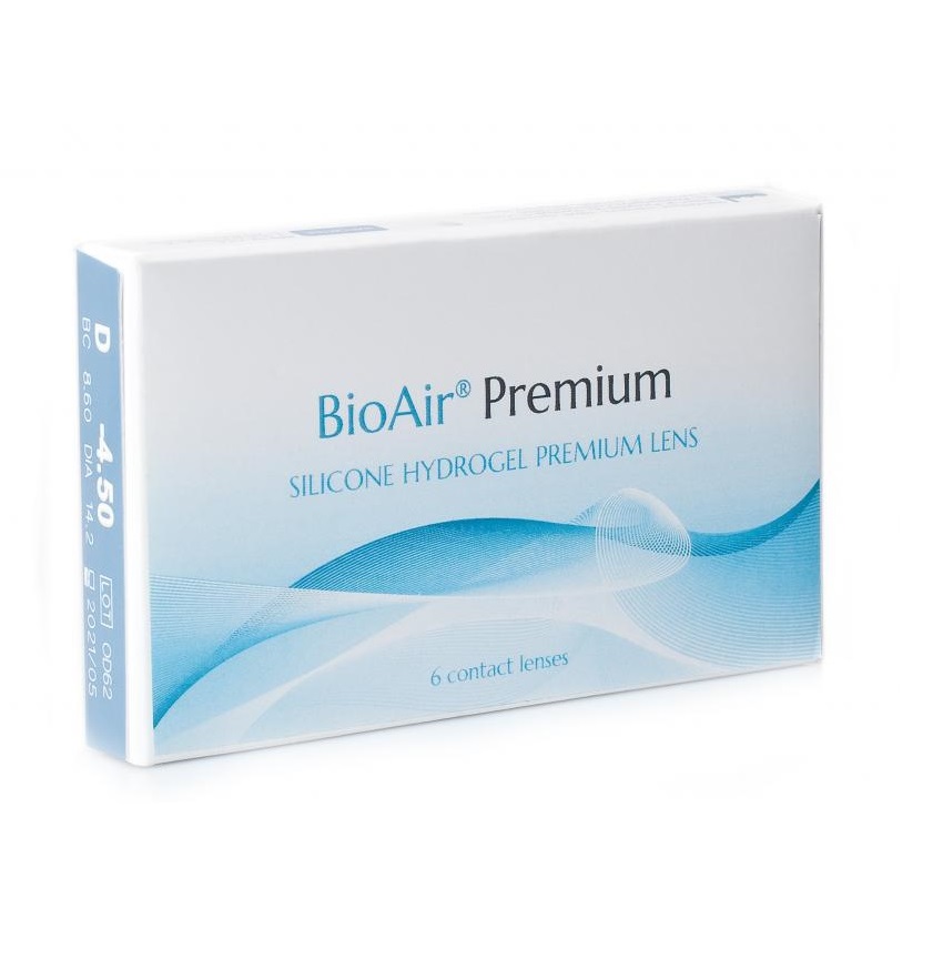 

Soczewki kontaktowe Bio Air Premium 6 szt.