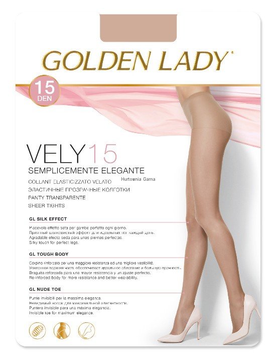 

Rajstopy Golden Lady Vely 15 den z lycry