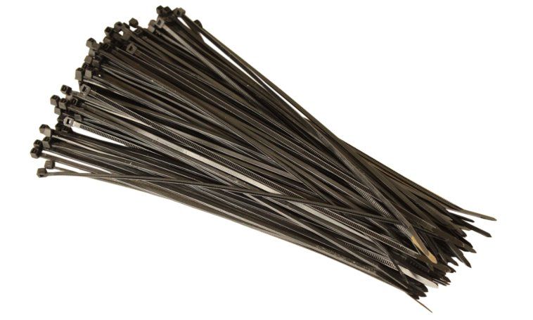

Opaska plastikowa 100 sztuk 200x2,5mm Czarna