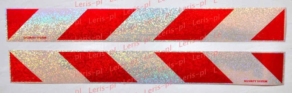 

Naklejka Naklejki Pasy Ostrzegawcze Odblaskowe Kpl