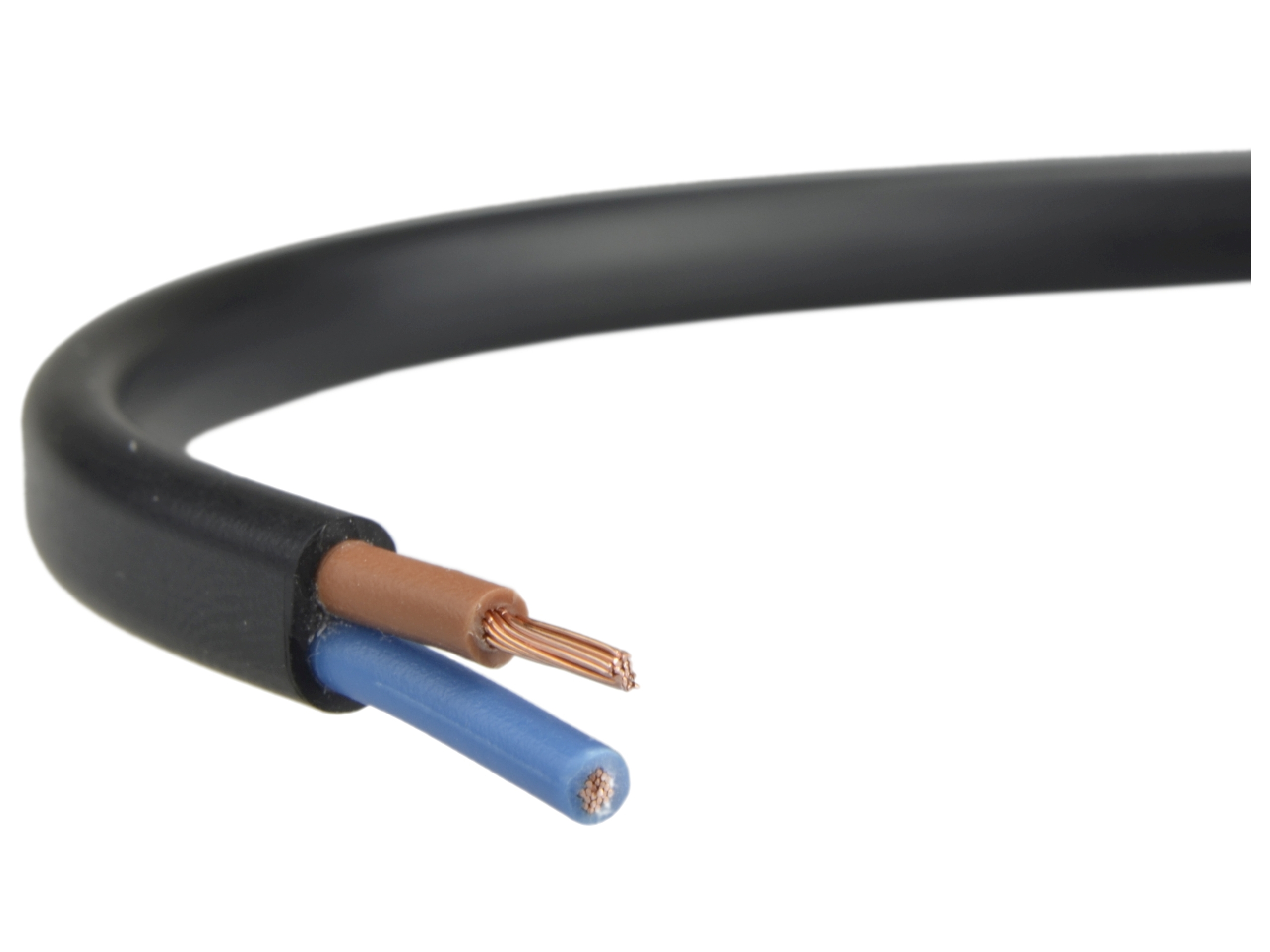 

Przewód kabel prądowy OMYp płaski 2x0,75 czarny